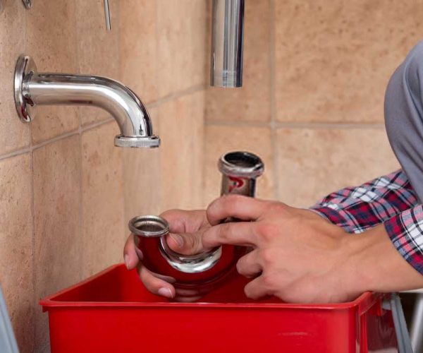 Clogged kitchen sink